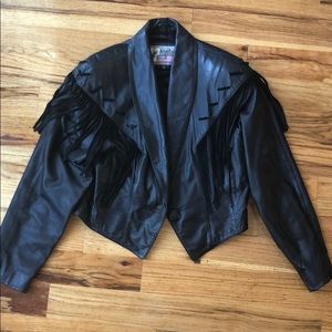 Woman’s leather jacket